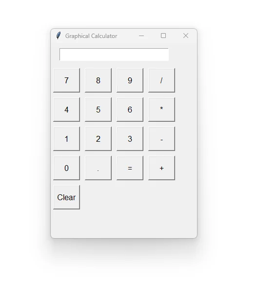 ماشینحساب گرافیکی با پایتون و Tkinter 2 Python Graphical Calculator basic 2025